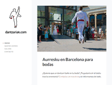 Tablet Screenshot of dantzariak.com